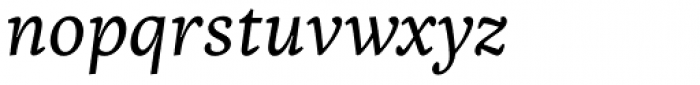 Inka A Small Regular Italic Font LOWERCASE
