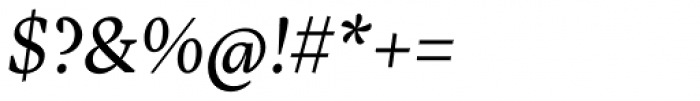 Inka A Text Regular Italic Font OTHER CHARS