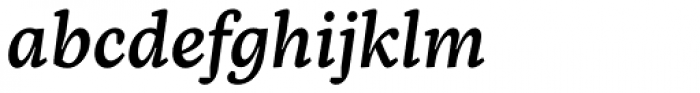 Inka B Small Medium Italic Font LOWERCASE