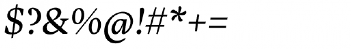 Inka B Text Regular Italic Font OTHER CHARS
