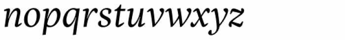 Inka B Text Regular Italic Font LOWERCASE