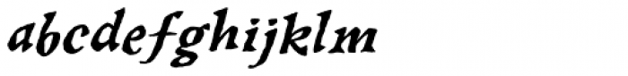 Inkcantation BB Italic Font LOWERCASE