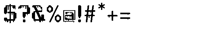 Inkfondue Regular Font OTHER CHARS