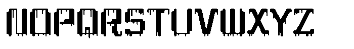 Inkfondue Regular Font UPPERCASE
