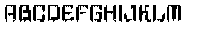 Inkfondue Variable Font UPPERCASE