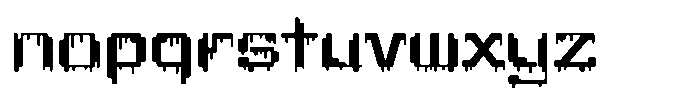 Inkfondue Variable Font LOWERCASE