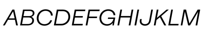 Inklination Light Italic Font UPPERCASE