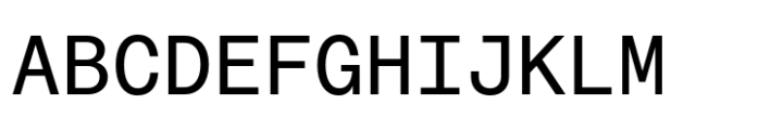 Inklination Mono Regular Font