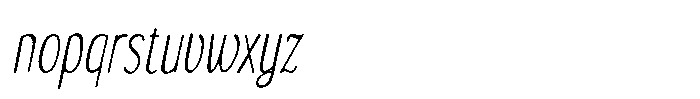 Inklio Bold Alt Italic Font LOWERCASE