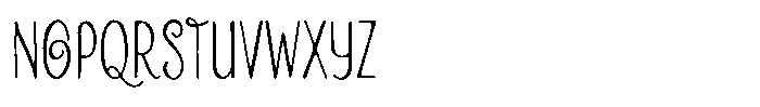 Inklio Bold Alt Font UPPERCASE
