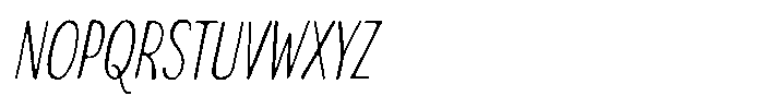 Inklio Bold Italic Font UPPERCASE