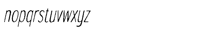Inklio Bold Italic Font LOWERCASE