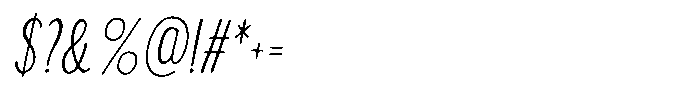 Inklio Bold Join Italic Font OTHER CHARS