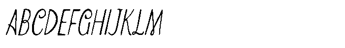 Inklio Bold Join Italic Font UPPERCASE