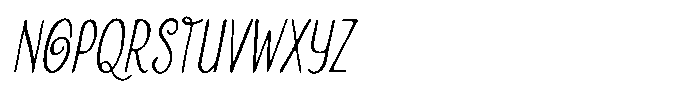Inklio Bold Join Italic Font UPPERCASE