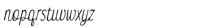 Inklio Bold Join Italic Font LOWERCASE