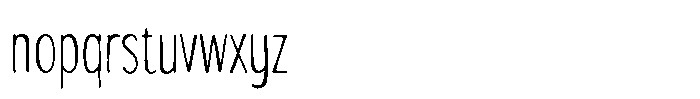 Inklio Bold Font LOWERCASE