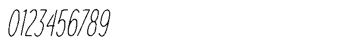 Inklio Regular Alt Italic Font OTHER CHARS