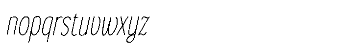 Inklio Regular Alt Italic Font LOWERCASE