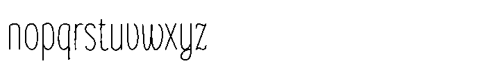 Inklio Regular Alt Font LOWERCASE