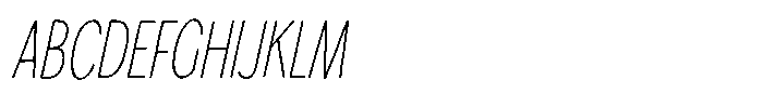 Inklio Regular Italic Font UPPERCASE