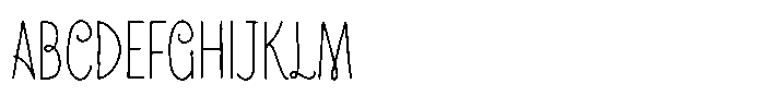 Inklio Regular Join Font UPPERCASE