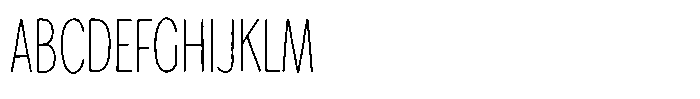Inklio Regular Font UPPERCASE