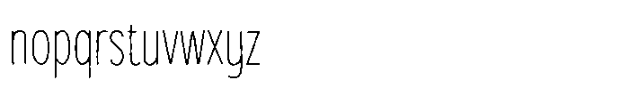 Inklio Regular Font LOWERCASE