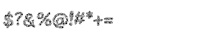 Inkpen Dots Italic Font OTHER CHARS