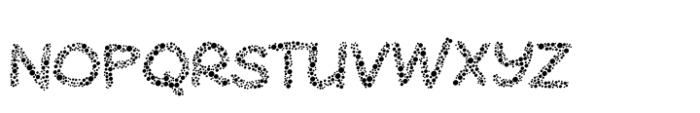 Inkpen Dots Italic Font UPPERCASE