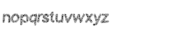 Inkpen Dots Italic Font LOWERCASE