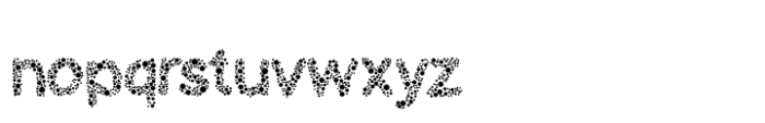 Inkpen Dots Font LOWERCASE