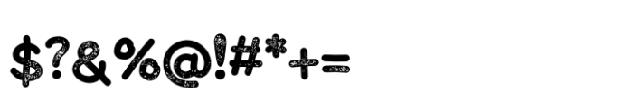 Inkpen Dust Font OTHER CHARS