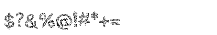 Inkpen Mottle Font OTHER CHARS
