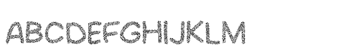 Inkpen Mottle Font UPPERCASE