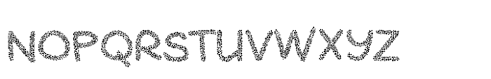 Inkpen Mottle Font UPPERCASE