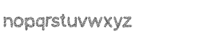 Inkpen Mottle Font LOWERCASE