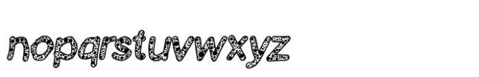 Inkpen Spotty Italic Font LOWERCASE