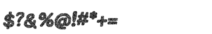 Inkpen Stipple Italic Font OTHER CHARS