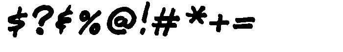 Inkrider Font OTHER CHARS