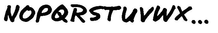 Inkrider Font LOWERCASE