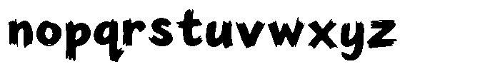 Inkstinct Font LOWERCASE
