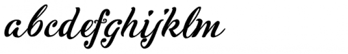 Inkston Script Font LOWERCASE