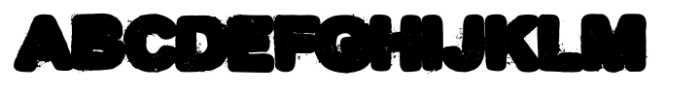 Inktoner Ink Bleed Font UPPERCASE