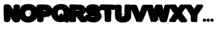 Inktoner Ink Bleed Font UPPERCASE