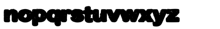 Inktoner Ink Bleed Font LOWERCASE