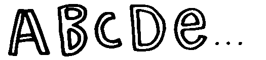 Inky Bloom Display Regular Font UPPERCASE