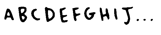 Inky Bloom Regular Font UPPERCASE
