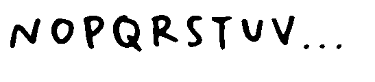 Inky Bloom Regular Font UPPERCASE