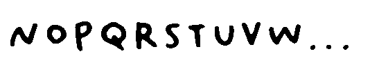Inky Bloom Small Regular Font UPPERCASE